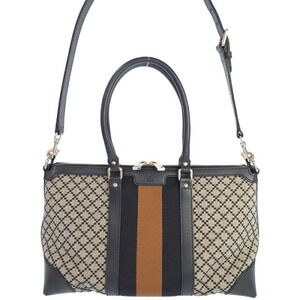 GUCCI Diamante Web Tote Bag